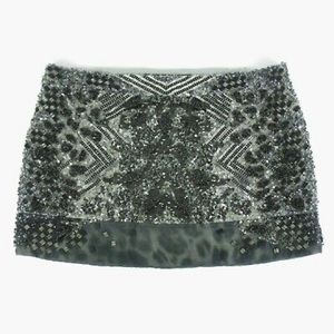 All Saints Viper Beaded Skirt